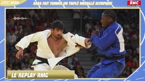 JO 2024 / Judo : Le replay RMC, Gaba fait tomber un triple médaillé olympique