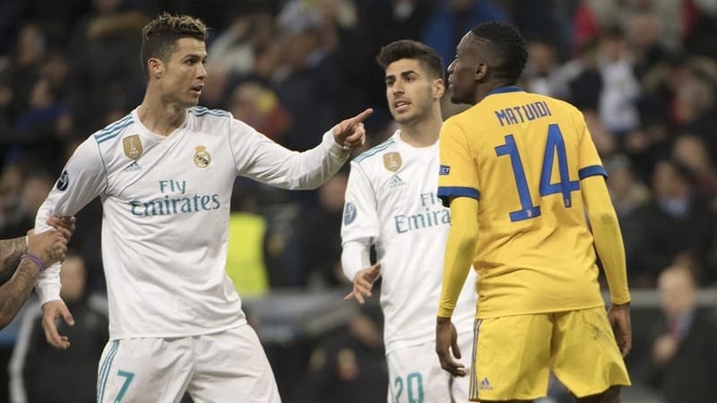 Blaise Matuidi et Cristiano Ronaldo lors de Real Madrid-Juventus