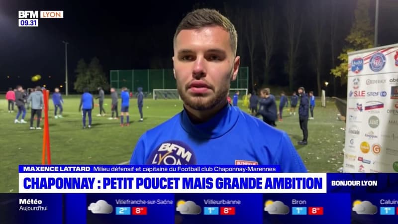 On va y arriver: Maxence, capitaine du club de Chaponnay, croit en ses chances pour la Coupe de France