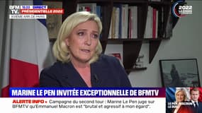 Marine Le Pen à propos de l'émission Quotidien: "Je considère que ce ne sont pas des journalistes"
