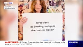 Octobre Rose: Carla Bruni révèle avoir été diagnostiquée d'un cancer du sein il y a quatre ans