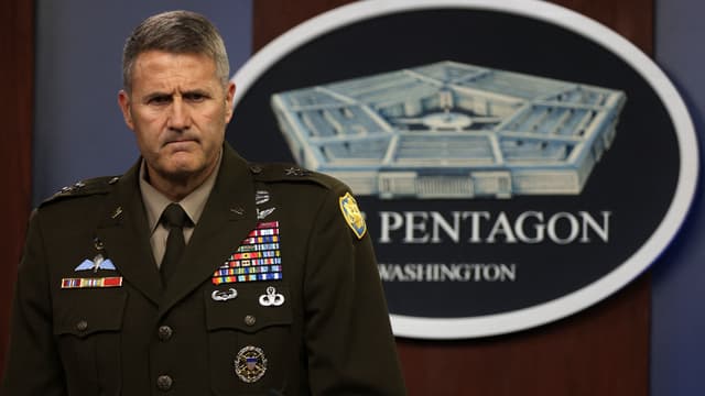 Le major général Hank Taylor s'exprime depuis le Pentagone, le 17 août 2021