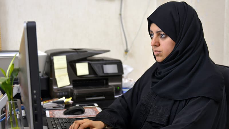 Nassima al-Sadah, candidate à Qatif, dans l'est saoudien, le 26 novembre 2015.