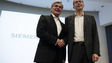Joe Kaeser et Henri Pourpart-Lafarge
