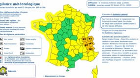 Cinq départements ont été placés en alerte orange par Météo France, ce vendredi.