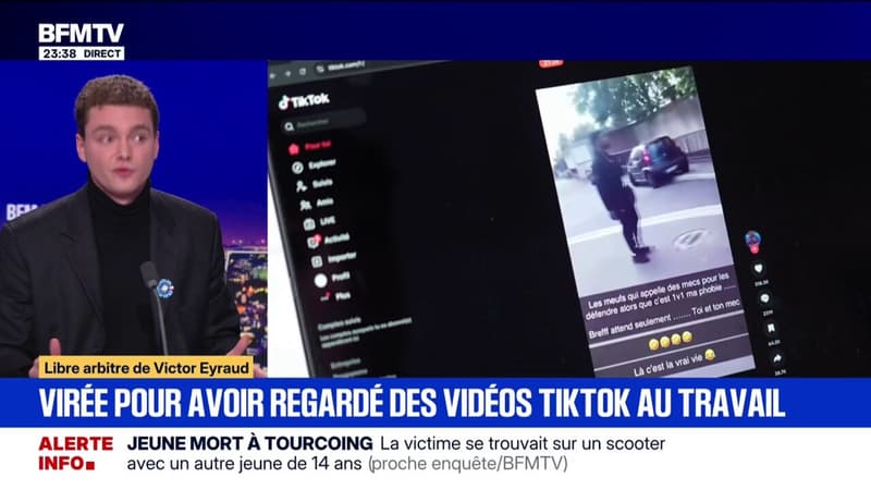 LIBRE ARBITRE DE VICTOR EYRAUD - Virée pour avoir regardé des vidéos Tiktok au travail