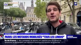 Paris: les motards toujours mobilisés contre le stationnement payant des deux-roues