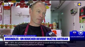 Brignoles: un boucher devient maître artisan 