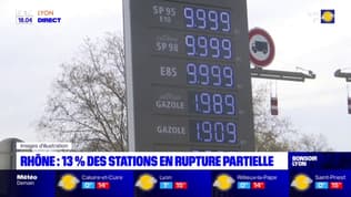 Rhône : 13 % des stations en rupture partielle