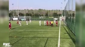 Le fils de Cristiano Ronaldo en démonstration