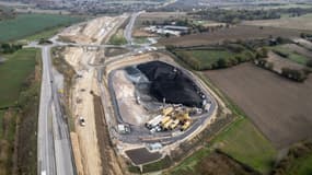 Les images du chantier de l'autoroute A69, le 20 novembre 2025. 