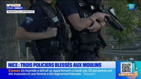 Nice : trois policiers blessés dans le quartier des Moulins ce mercredi soir