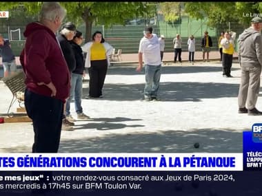 Toulon: un concours de pétanque inter-générationnel