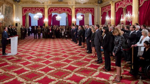 La remise de la Légion d'honneur en octobre dernier, à l'Elysée.