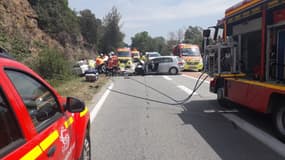 Un accident de la route au Muy.