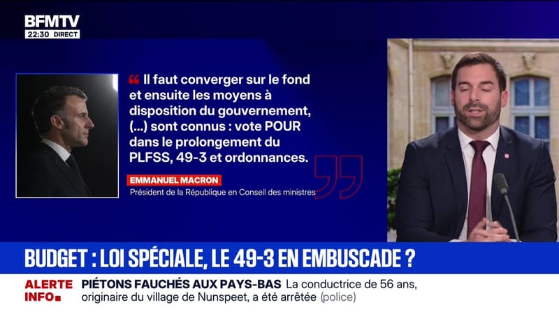Budget : Emmanuel Macron envisage le 49.3 - 22/12