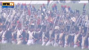 Reconstitution du bicentenaire de Waterloo: Napoléon vient de lancer l’offensive