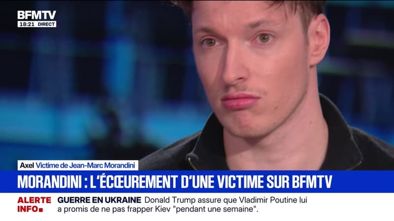 "J'ai été suivi de nombreuses fois, j'ai été sous antidépresseurs", explique Axel, victime de Jean-Marc Morandini
