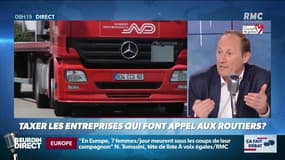 Faut-il taxer les entreprises qui font appel aux routiers? 