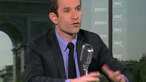 Benoît Hamon, porte-parole du PS