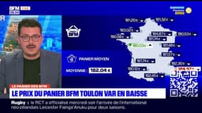 Le prix du Panier BFM Toulon Var en baisse