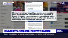 L'université Aix-Marseille quitte le réseau social X