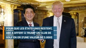 Trump va négocier le traité transpacifique autour… d’une partie de golf 