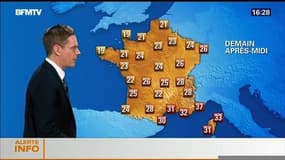 La météo pour ce lundi 27 juillet 2015