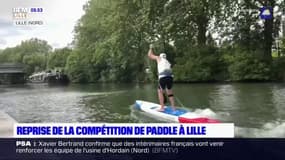 Lille: une compétition de paddle a eu lieu ce dimanche, une première depuis le confinement