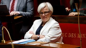 La ministre de la Santé Catherine Vautrin le 12 mai 2025 à l'Assemblée nationale 