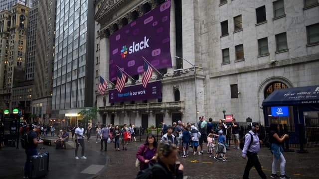 La plateforme américaine de communication collaborative est entrée en Bourse ce 20 juin.