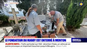 Le fondateur du rugby est enterré à Menton 