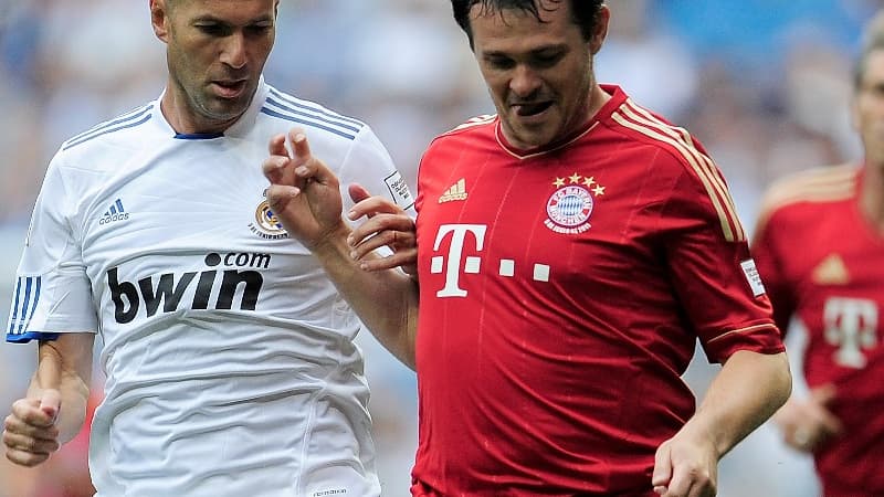 Zinedine Zidane et Willy Sagnol