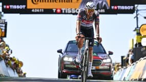 Mathieu Van der Poel lors de la sixième étape du Tour de France, le 10 juillet 2025.