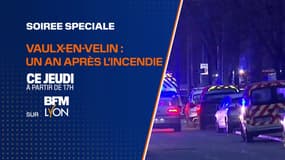 Vaulx-en-Velin: soirée spéciale sur BFM Lyon, un an après l'incendie mortel