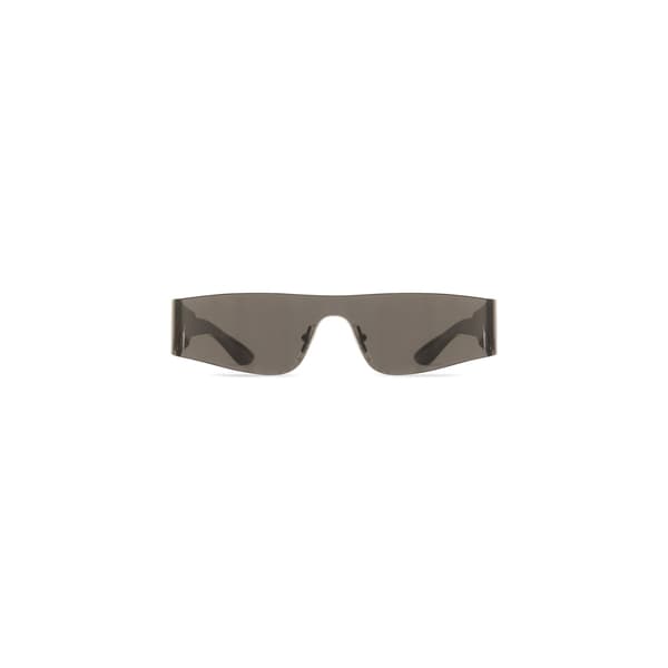 Les lunettes de soleil mono rectangle Balenciaga.
