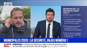 "La gauche n'est pas au pouvoir [...] s'il y a un sentiment d'insécurité, c'est d'abord la faute de ce gouvernement", déclare David Belliard, candidat Les Écologistes à la mairie de Paris