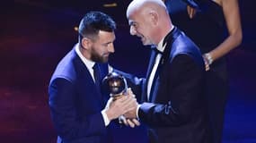 Lionel Messi et Gianni Infantino, le 23 septembre 2019