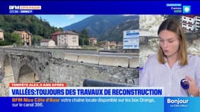 5 ans après la tempête Alex : dans les vallées, des travaux de reconstruction toujours en cours