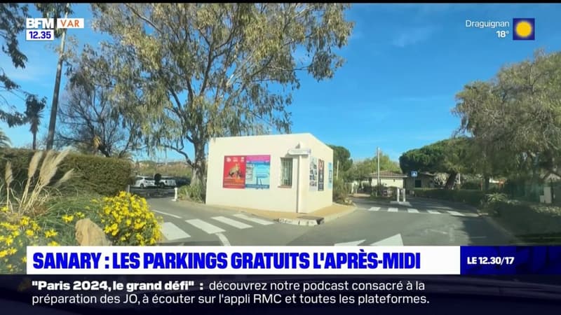 Sanary-sur-Mer: les parkings gratuits l'après-midi