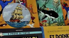 Des couvertures de Tintin traduit dans plusieurs langues, en 2014 (Photo d'illustration).