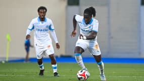 Jonathan Rowe avec l'OM en amical, juillet 2025