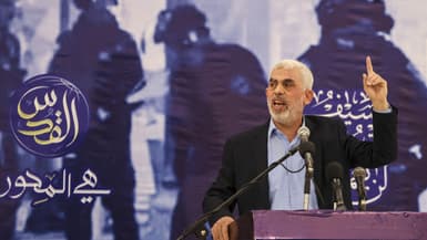 Yahya Sinouar, chef du bureau politique du Hamas dans la bande de Gaza, le 30 avril 2022