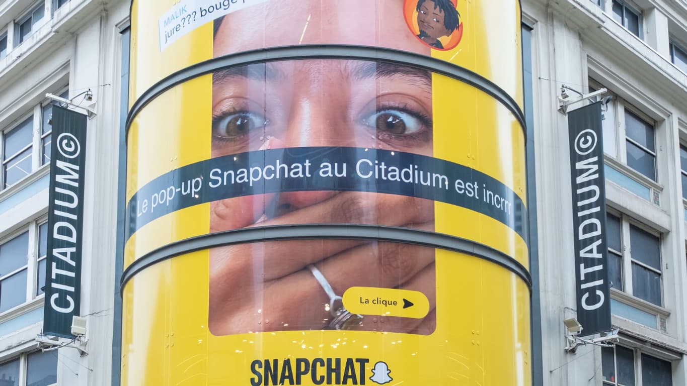 Le plus grand Snap de France, au Citadium Caumartin.