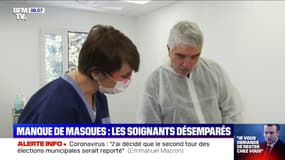 Coronavirus: les soignants désemparés par le manque de masques