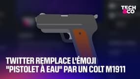 Twitter remplace l'émoji "pistolet à eau" par un Colt M1911