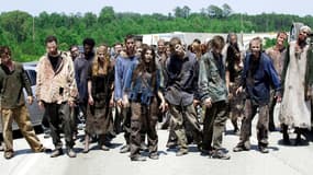 Des zombies dans la série The Walking Dead