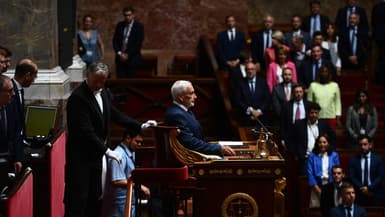 Le député RN José Gonzalez lors d'une séance de l'Assemblée nationale le 28 juin 2022