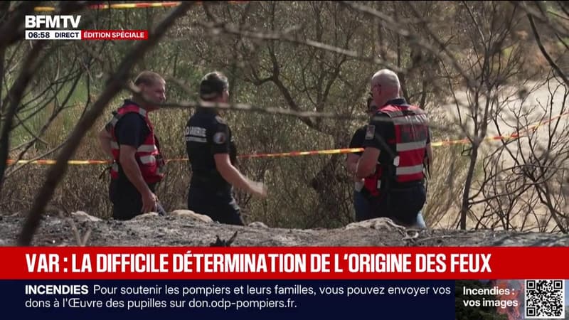 Incendie dans le Var: les spécialistes à pied d'œuvre pour déterminer l'origine des feux