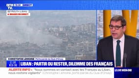 Liban: "Tous les Français peuvent appeler l'ambassade de France, il y a eu environ 350 appels hier", explique Christophe Lemoine, porte-parole du Quai d'Orsay
